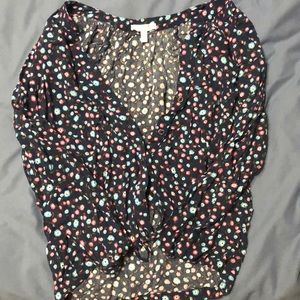 Floral pattern shirt